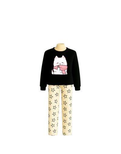 Pijama termica gato 