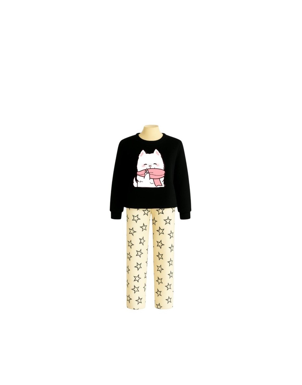 Pijama termica gato 