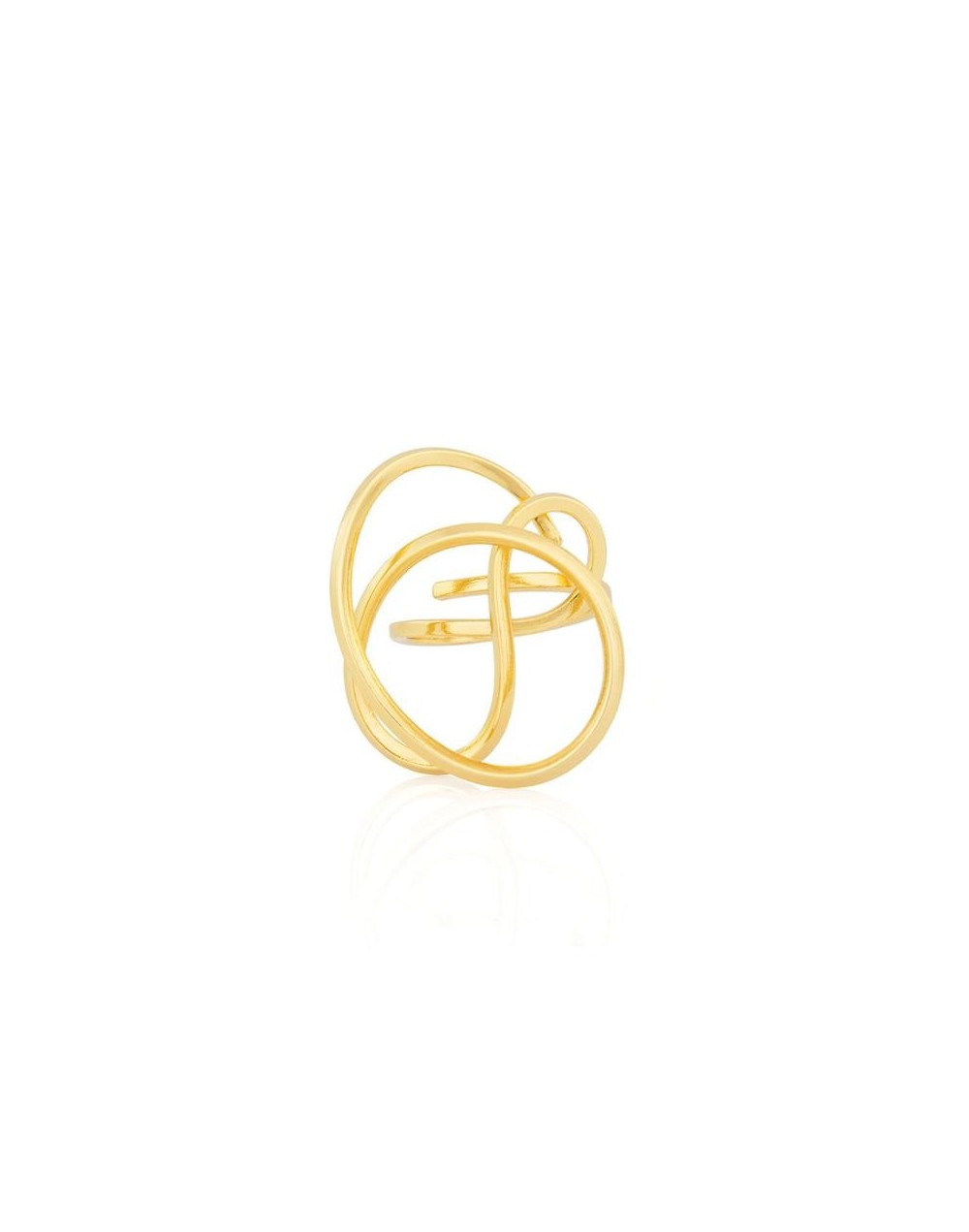 anillo infinito dorado fernanda arias joyas