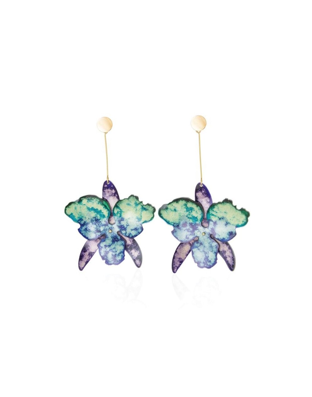 Aretes Orquídea Grande