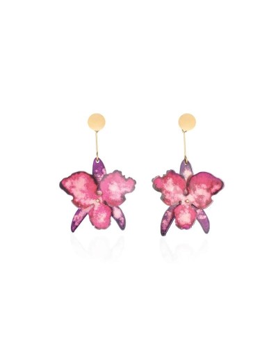 Aretes Orquídea Mediano