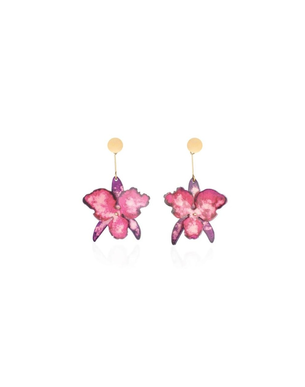Aretes Orquídea Mediano
