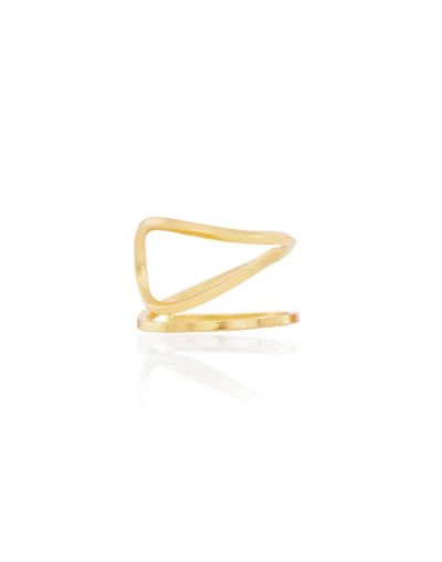 Anillo Profundo Dorado