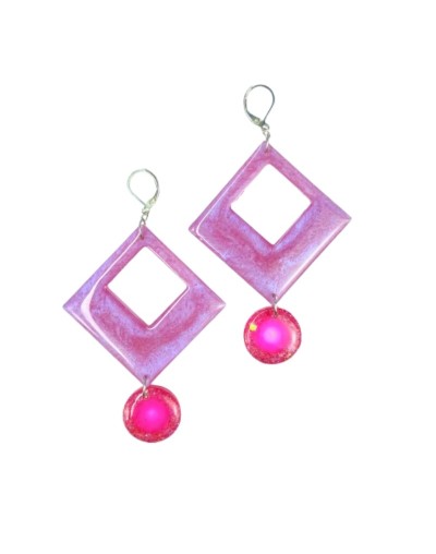 Aretes Grandes Ojos de Amor - Plata 925 | Hechos a Mano | Mujerón ON!