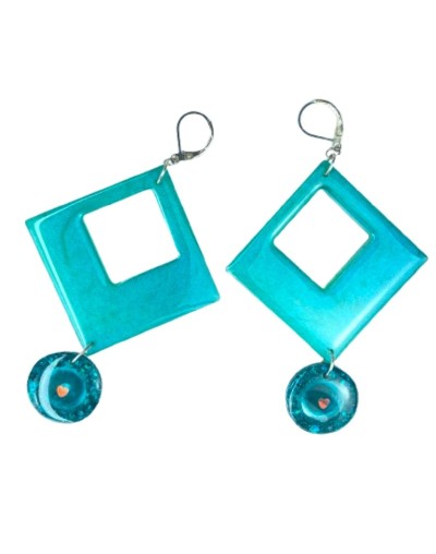 Aretes Grandes Ojos de Amor - Plata 925 | Hechos a Mano | Mujerón ON!