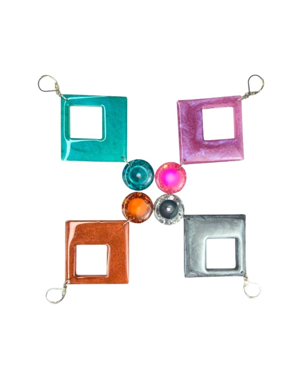 Aretes Grandes Ojos de Amor - Plata 925 | Hechos a Mano | Mujerón ON!