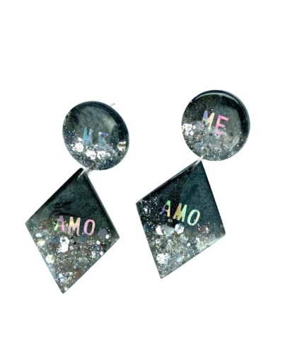 Aretes "Me Amo" - Mensaje Empoderador | Plata 925 | Mujerón ON!