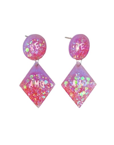 Aretes "Me Amo" - Mensaje Empoderador | Plata 925 | Mujerón ON!