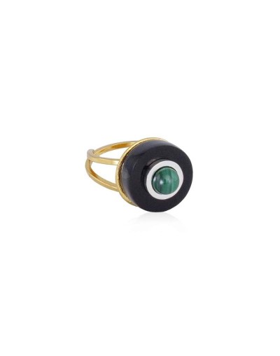 Anillo Bia Malaquita