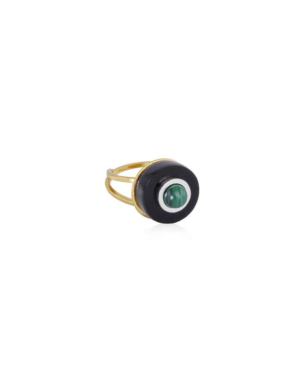 Anillo Bia Malaquita