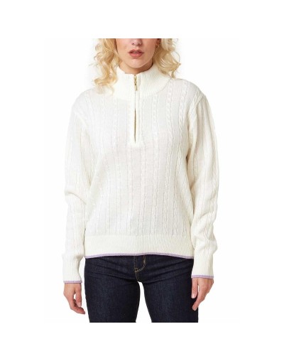 MMC754M08 Camisero Cuello Alto Color Marfil Talla XS SM y ML