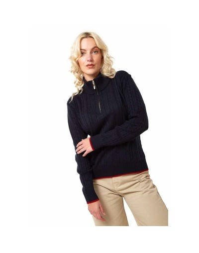 MMC754XS04 Camisero Cuello Alto Color Azul Oscuro Talla XS SM y ML