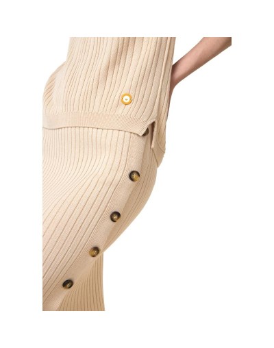 MMF875M09 Falda Caroline Color Beige Talla SM y ML
