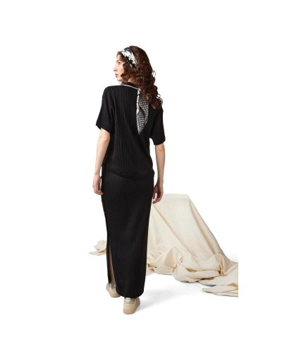 MMF875M01 Falda Caroline Color Negro Talla SM y ML