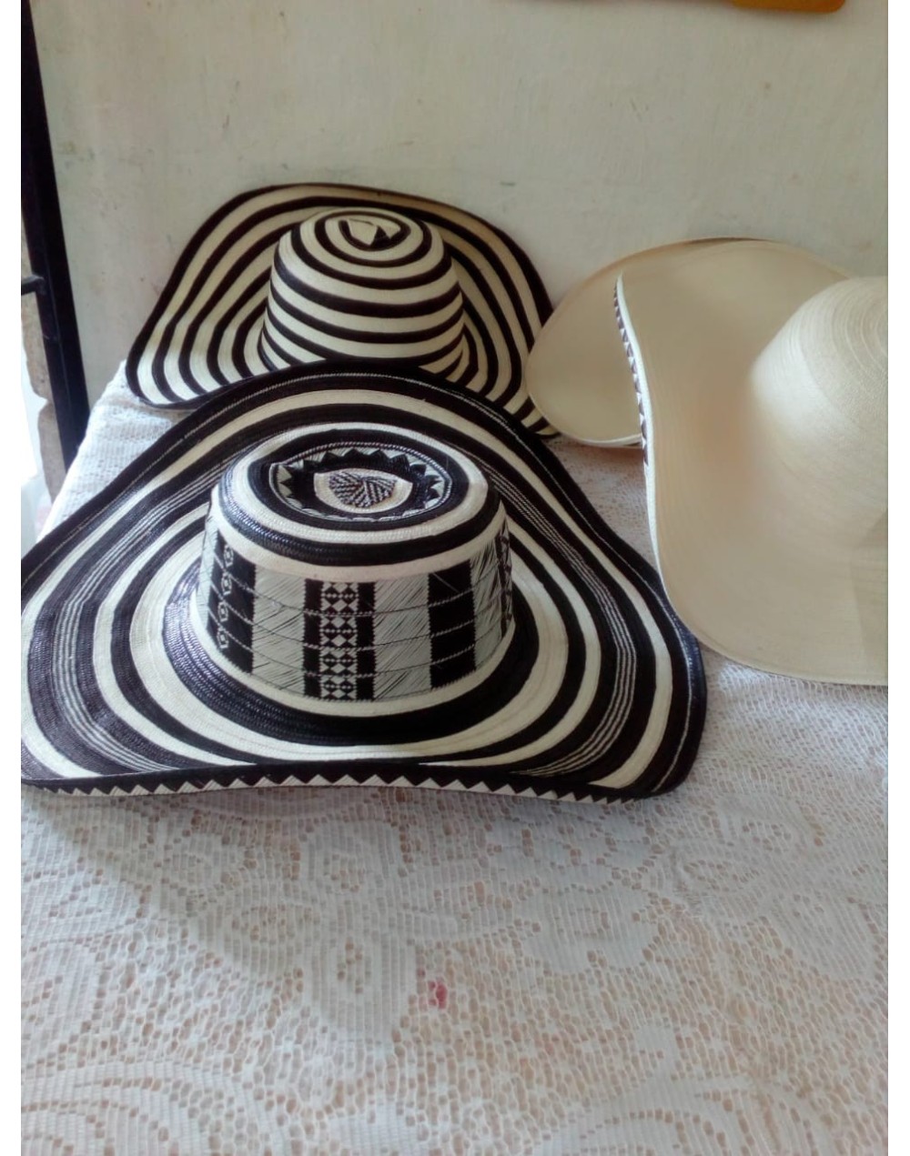 Sombrero macho o machiembriado de 15 pares de palmitas