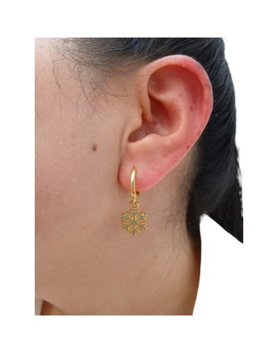 Aretes de Copo de Nieve