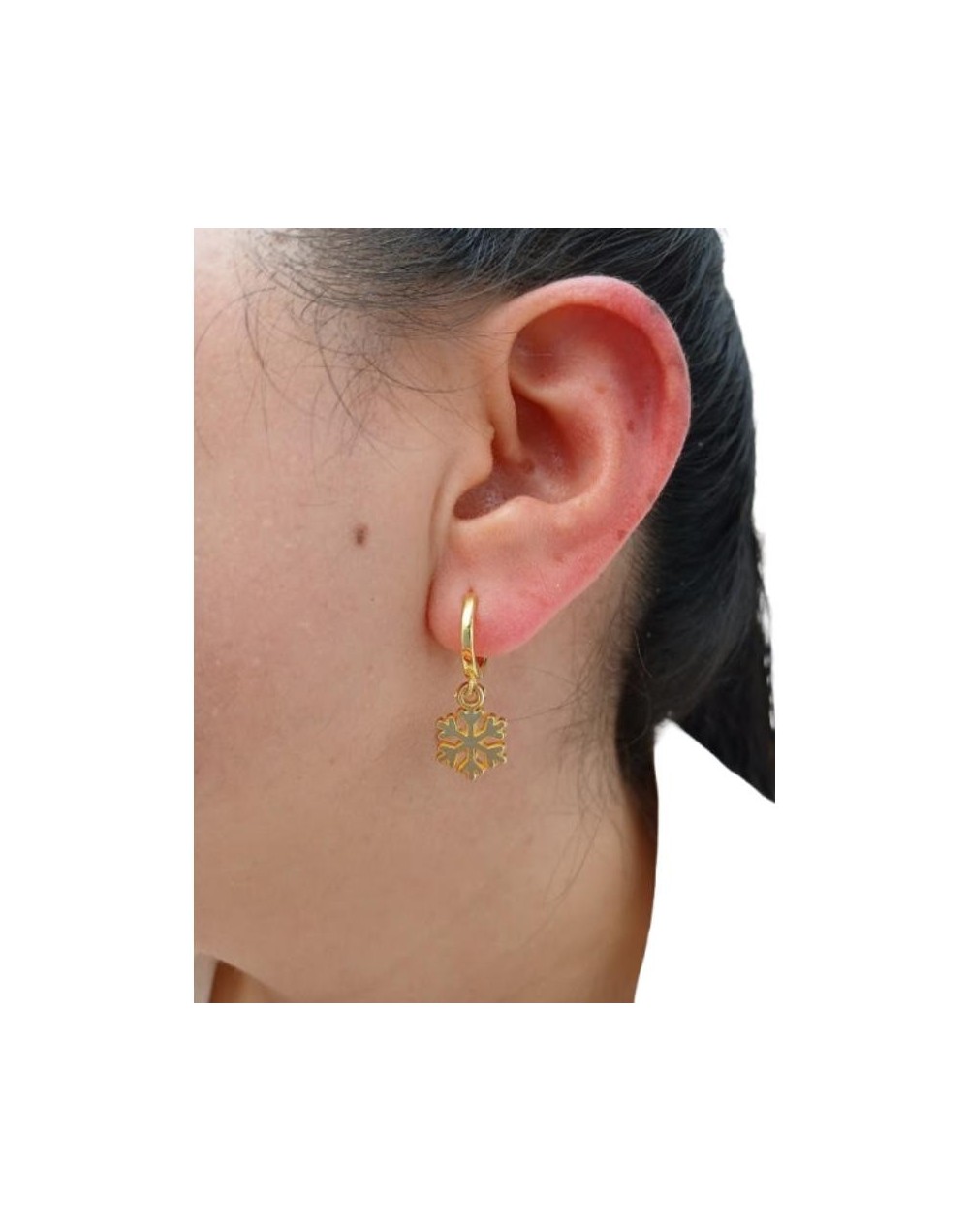 Aretes de Copo de Nieve