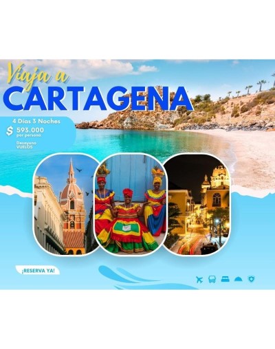 CARTAGENA 4 DÍAS 3 NOCHES