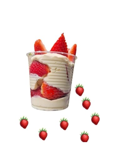 Fresas con crema