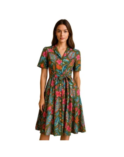 VESTIDOS EN SEDA MANGO