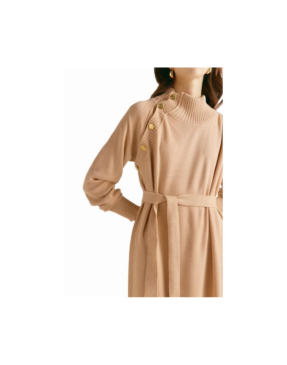 OMV864U09 Vestido Danielle Color Almendra Talla Unica
