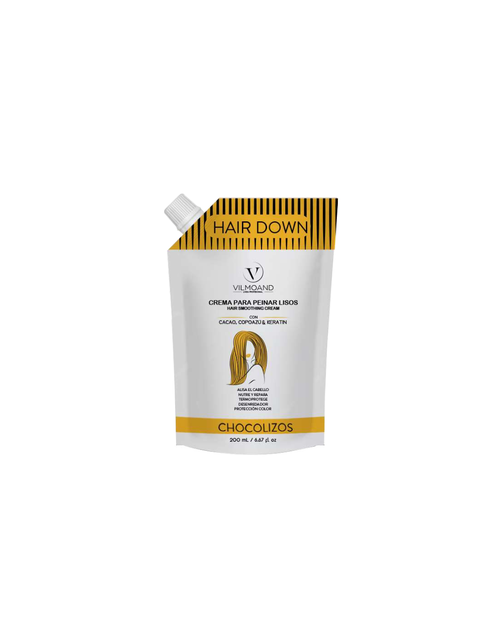 Crema para peinar chocolisos