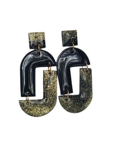Elegante Dorado Negro y Dorado