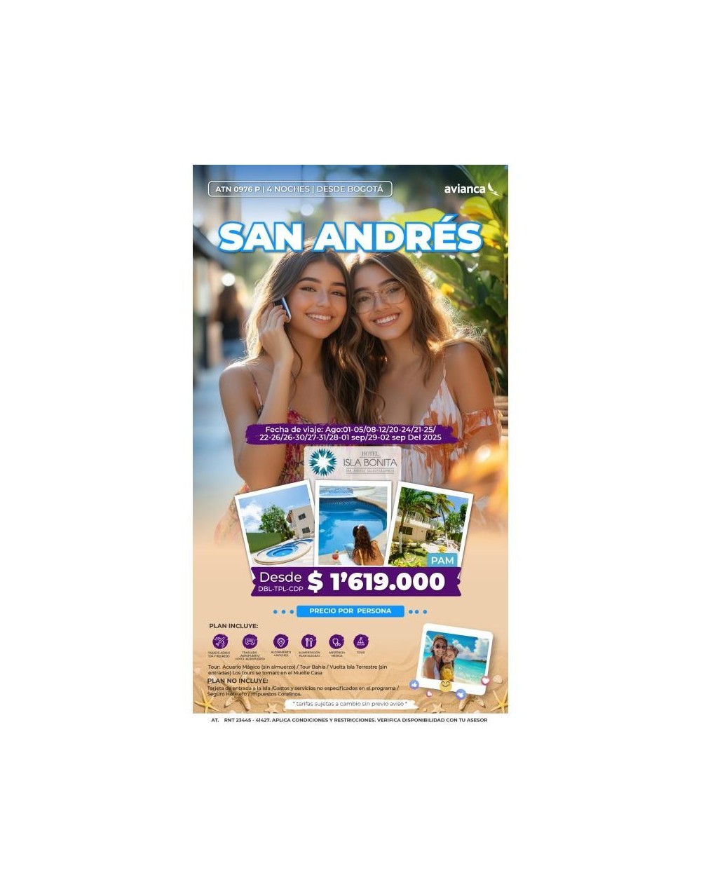 Paquetes a San Andres isla