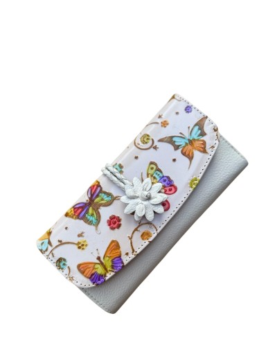 Billetera de flor 