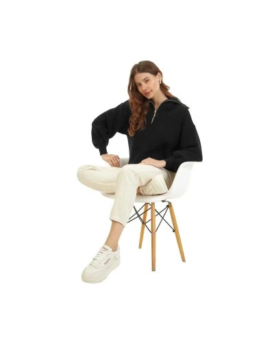 Zapatos para mujer en cuero - Negro