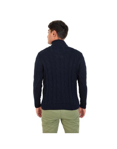 DHA693 Camisero Trenzado Azul Oscuro Talla XS S M L XL