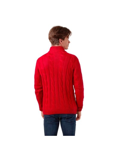 DHA693 Camisero Trenzado Color Rojo Talla XS S M L XL