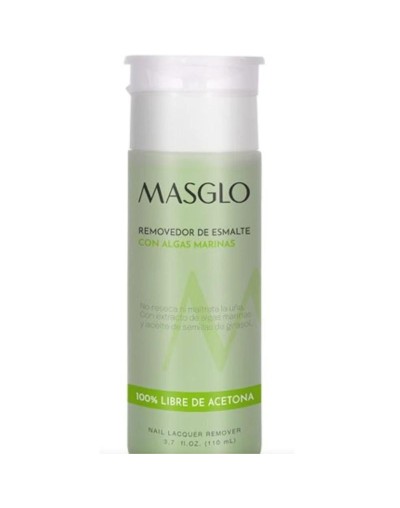 MASGLO REMOVEDOR DE ESMALTE CON ALGAS MARINAS 110ML