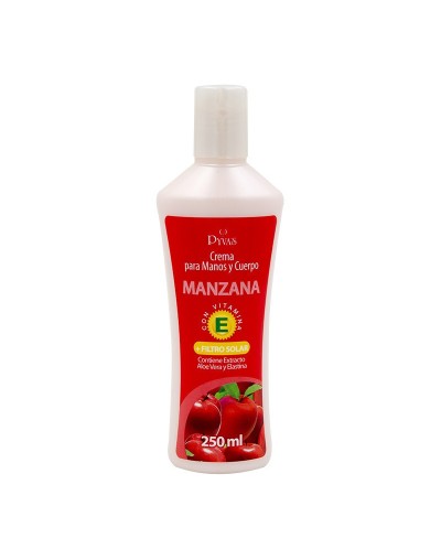 CREMA PARA MANOS Y CUERPO  PYVA´S x 250mL