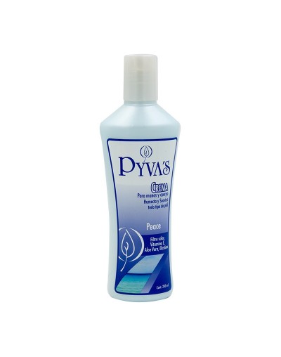 CREMA PARA MANOS Y CUERPO  PYVA´S x 250mL