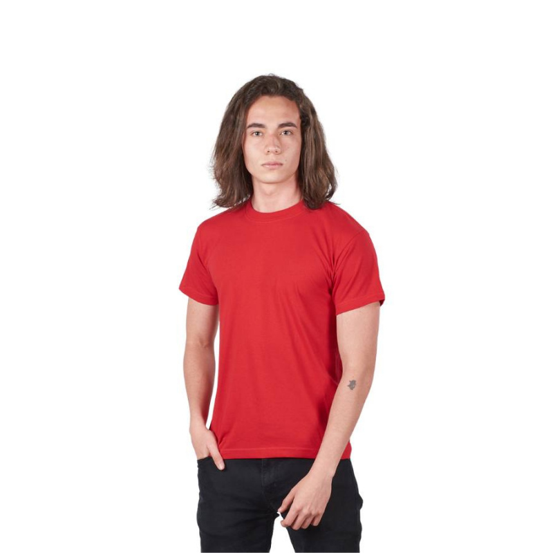 Camiseta t-shirt clásica masculina en algodón open end