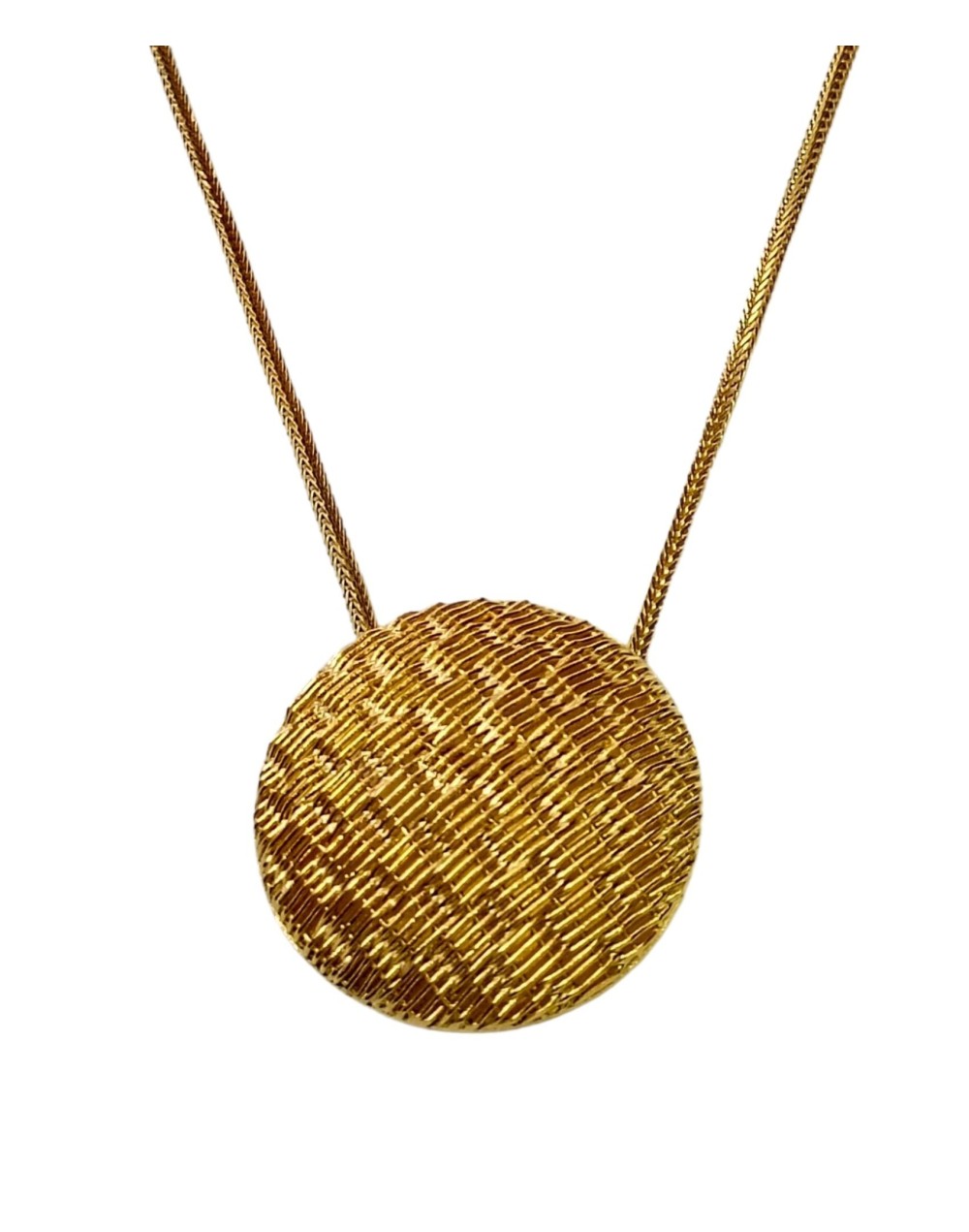 Dije Chié 1 con baño en oro 24K | Ilú joyería tejida
