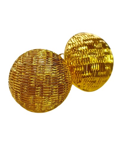 Topos media esfera Chié 1 con baño en oro 24K T. Medio