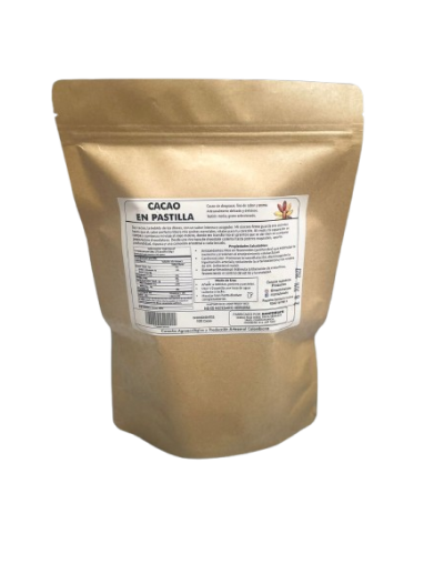 Cacao pastilla