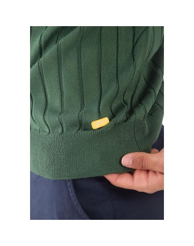 MHC812 Camiseta Polo Canales Color Verde Oliva Talla S M L XL