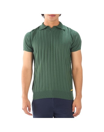 MHC812 Camiseta Polo Canales Color Verde Oliva Talla S M L XL
