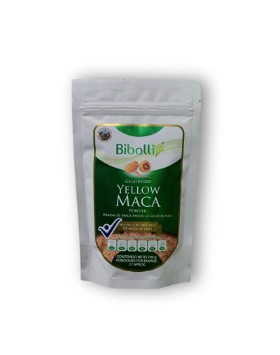 MACA AMARILLA EN POLVO GELATINIZADA 100 PURA