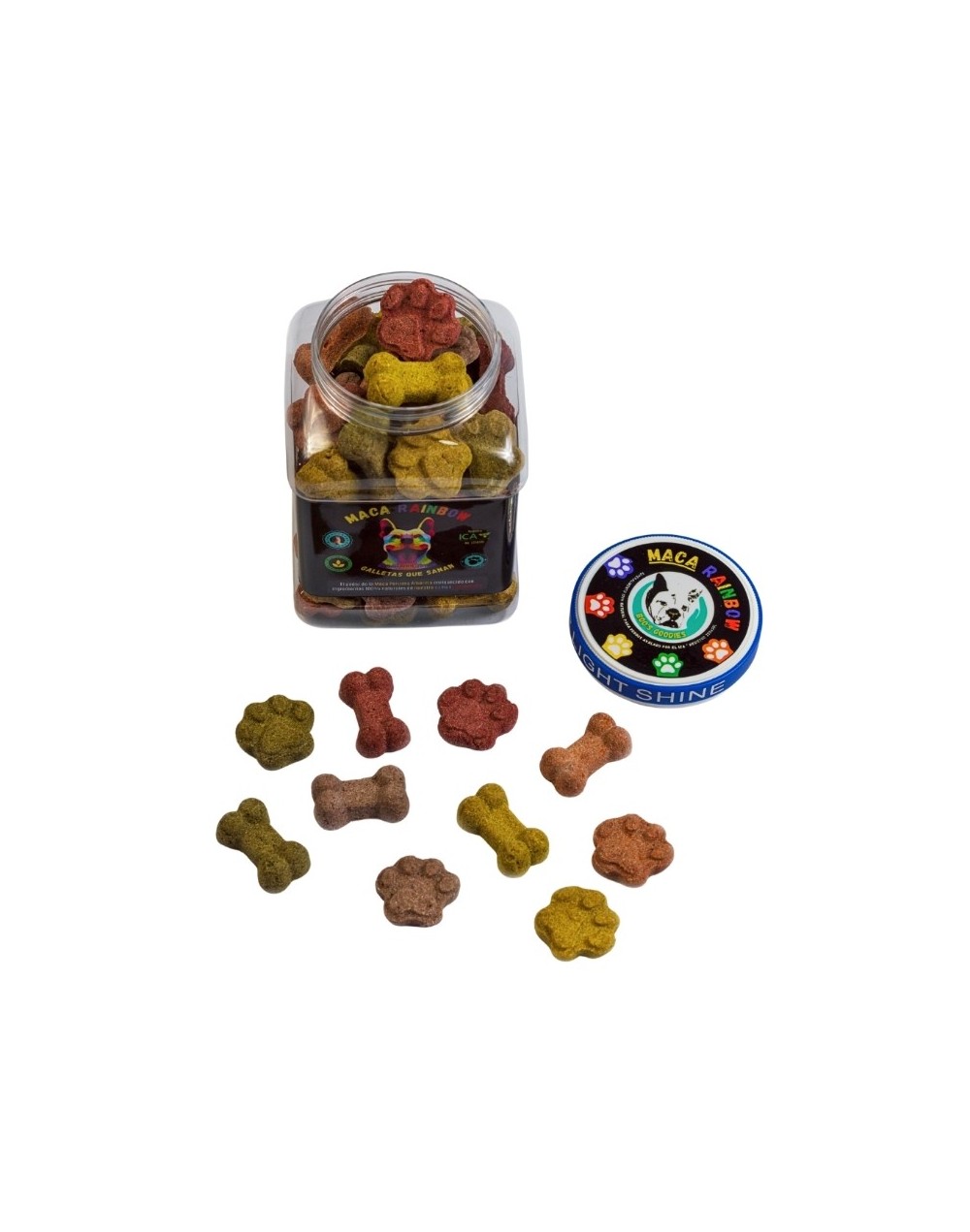 MACA RAINBOW - GALLETAS FUNCIONALES PERROS MEDIANOS Y GRANDES