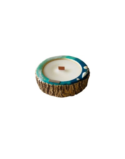 Vela en tronco de madera - MARE