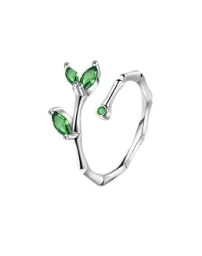 Danmei Anillo SSVE Hojas circón
