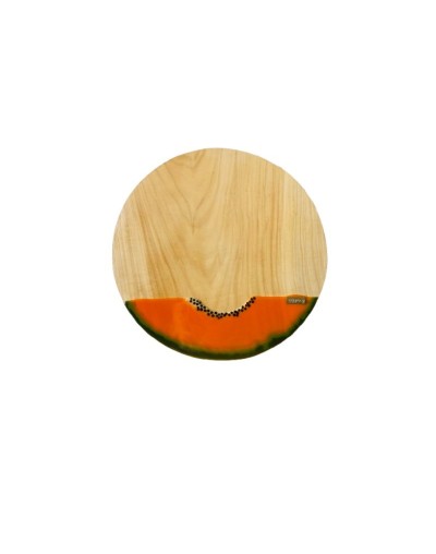 Tabla redonda 33 cm diametro - PAPAYA