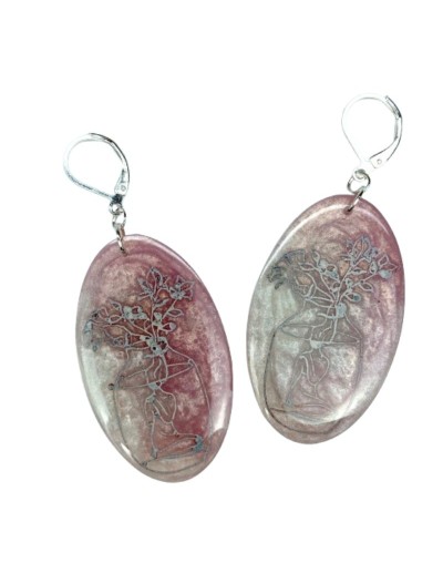 Aretes Mujer en Florero - Transparentes | Plata 925 | Mujerón ON!