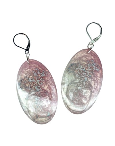 Aretes Mujer en Florero - Transparentes | Plata 925 | Mujerón ON!