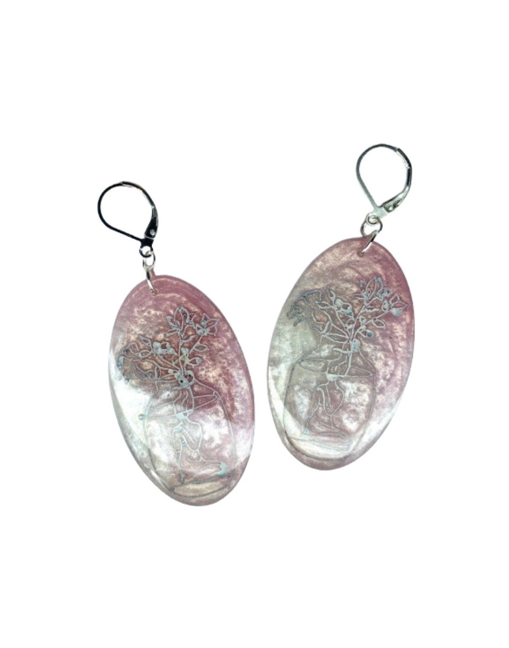 Aretes Mujer en Florero - Transparentes | Plata 925 | Mujerón ON!