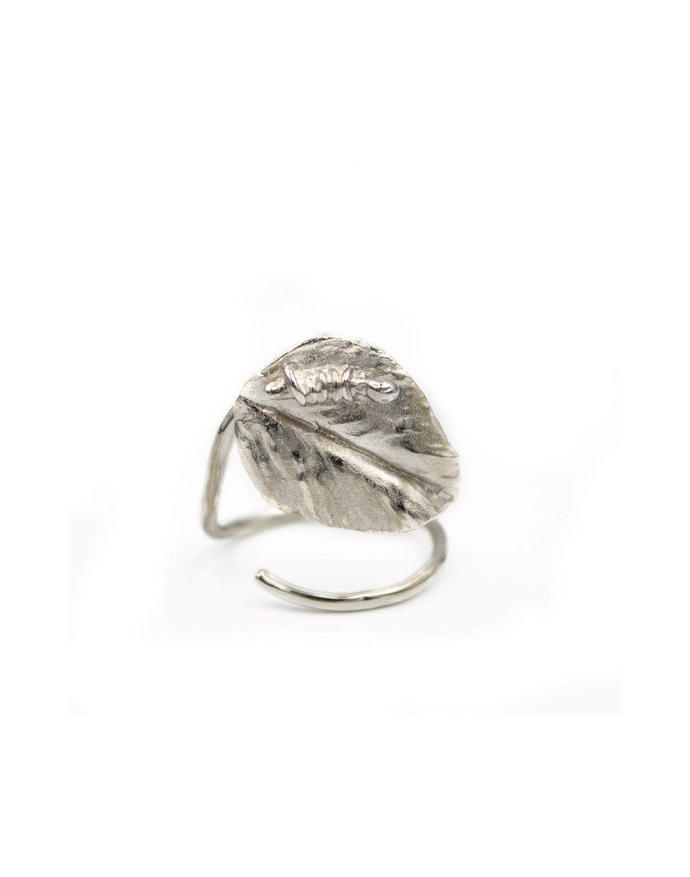 Anillo Eco Floral Espiral